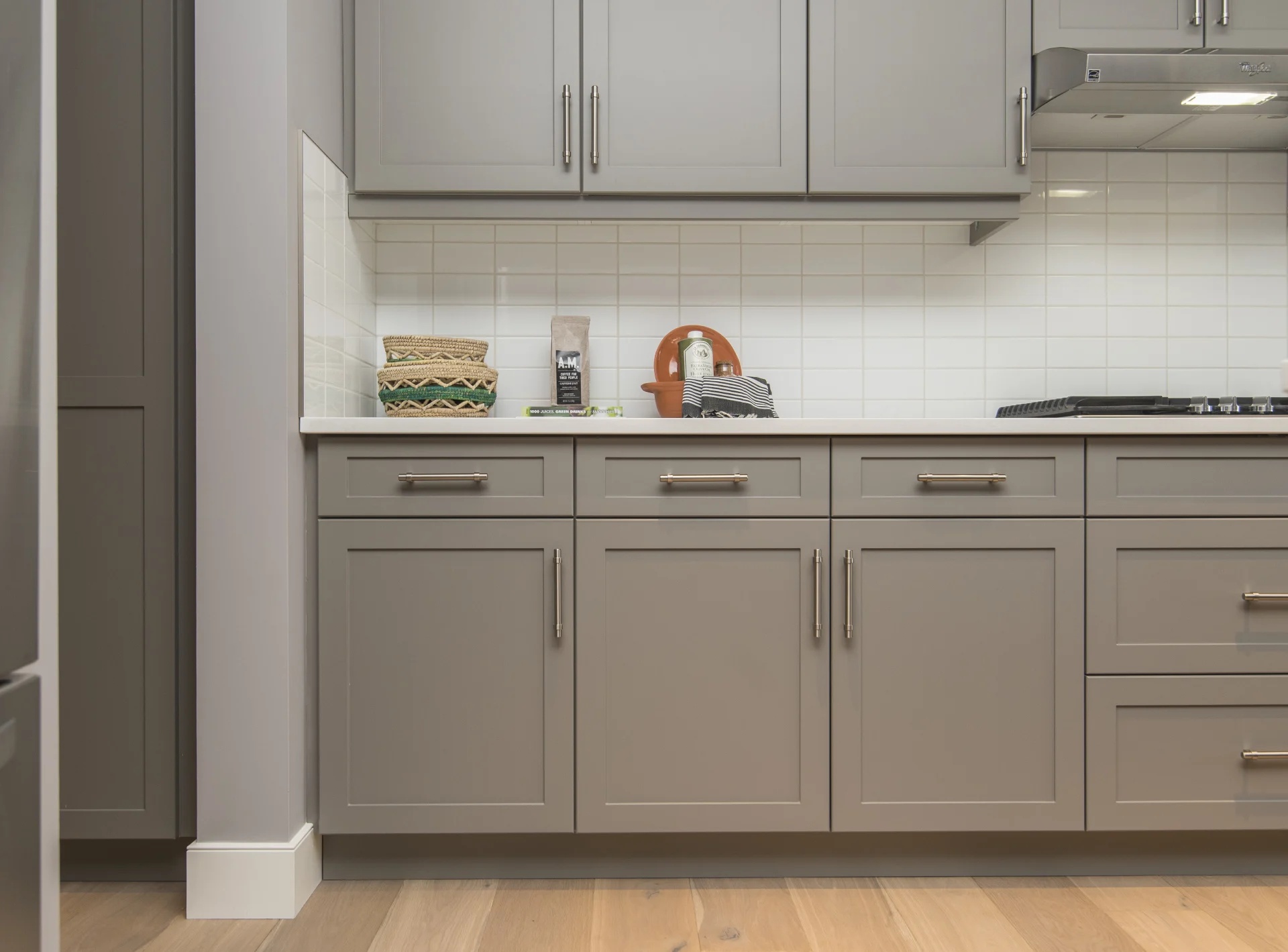 Modern kitchen cabinetry with premium finishes storage cabinet ideas custom cabinets